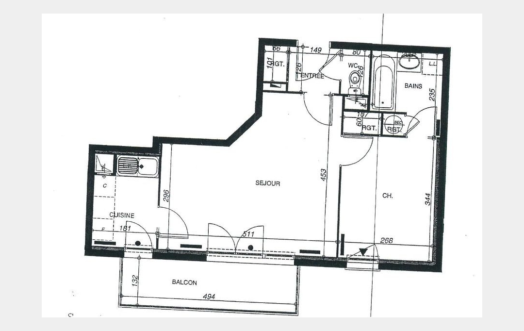 Annonces LEVALLOIS : Apartment | VILLEJUIF (94800) | 42 m2 | 244 000 € 